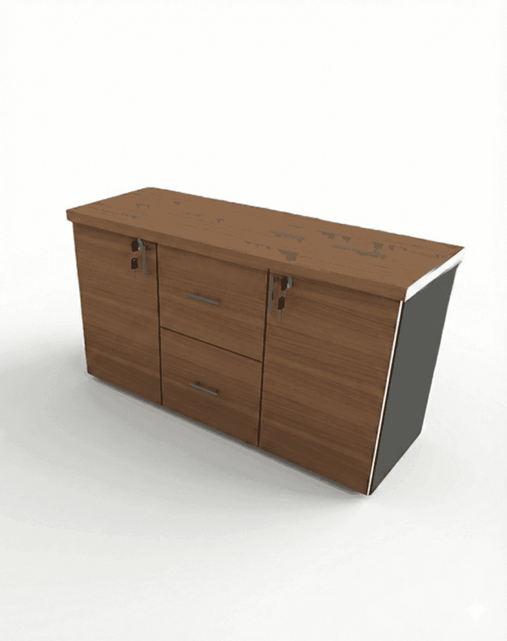 Armário credenza | 2 portas | 2 gavetas para pastas