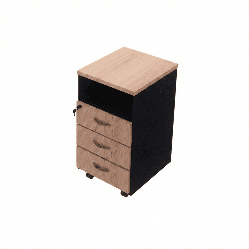 Gaveteiro volante | 3 gavetas e vão